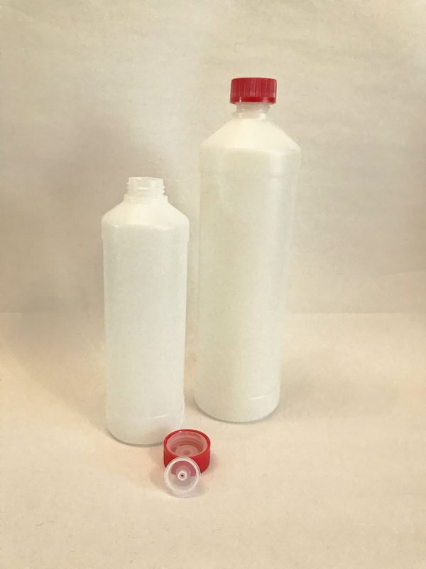 Flasche + Dosierer