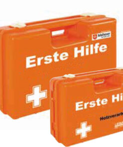 Erste Hilfe Koffer Holzverarbeitung